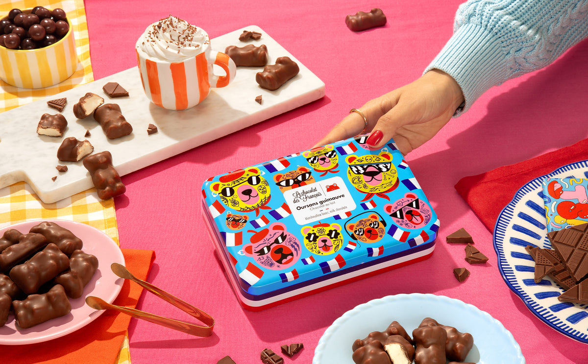 12 oursons guimauve chocolat au lait - lifetsyle