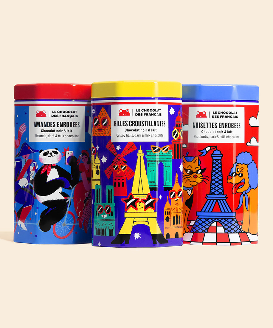 Pack de 3 enrobés de chocolat - packshot