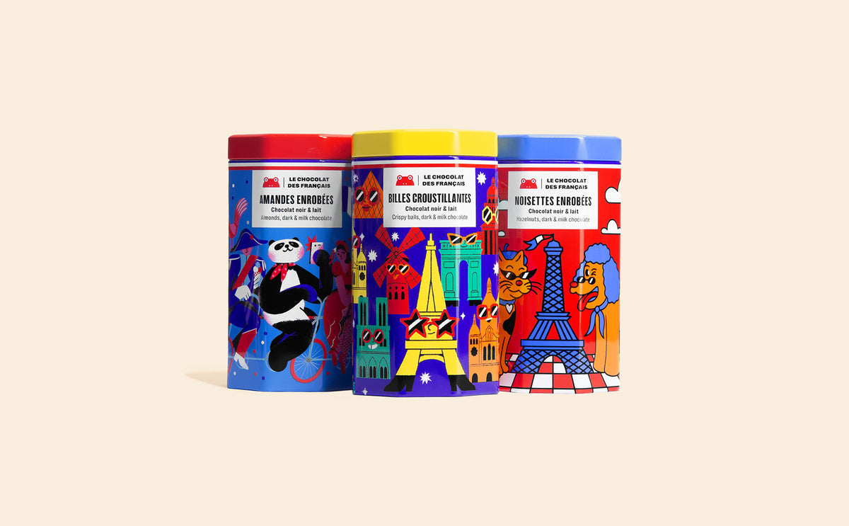 Pack de 3 enrobés de chocolat - packshot