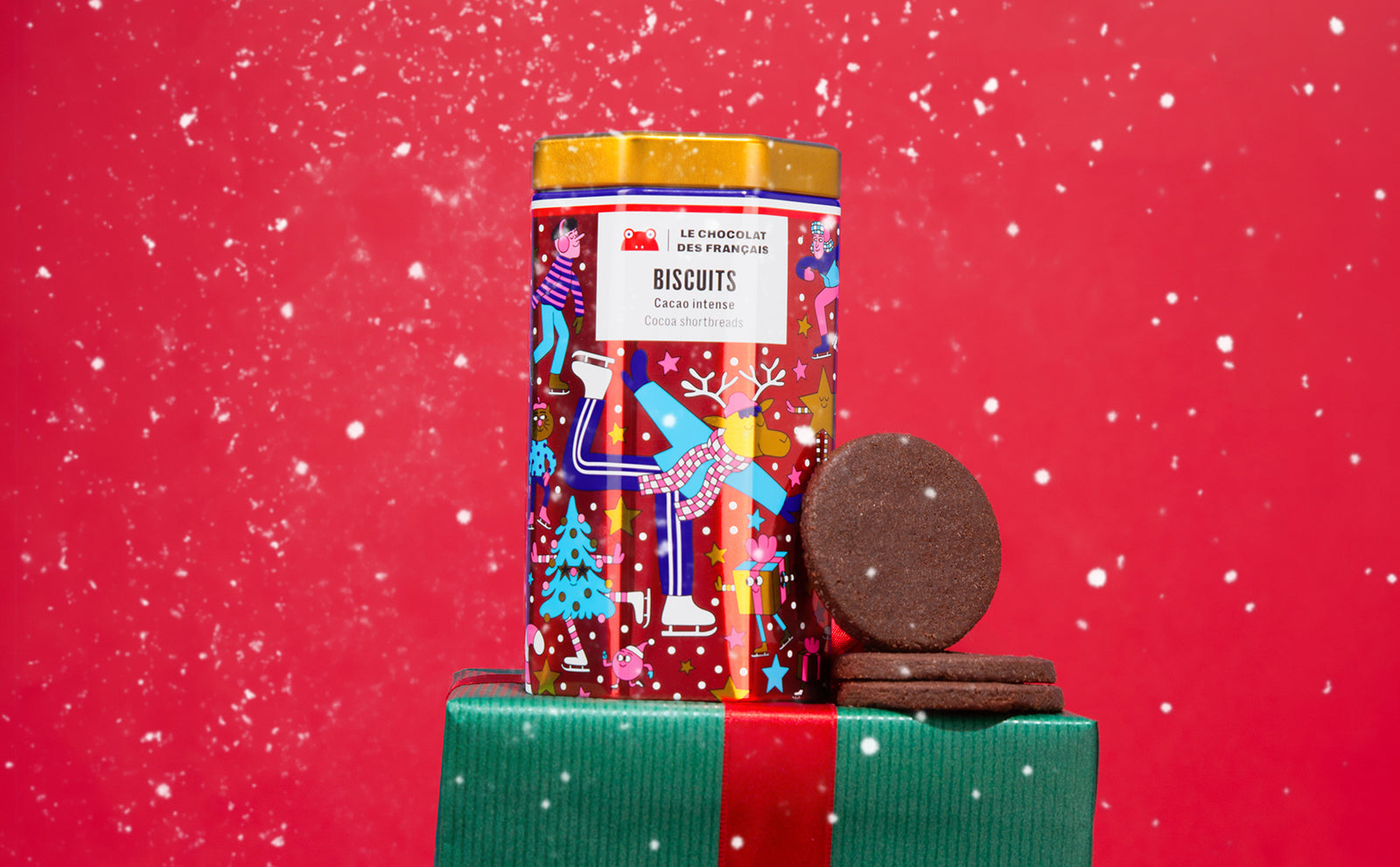 Coffret de biscuits de Noël