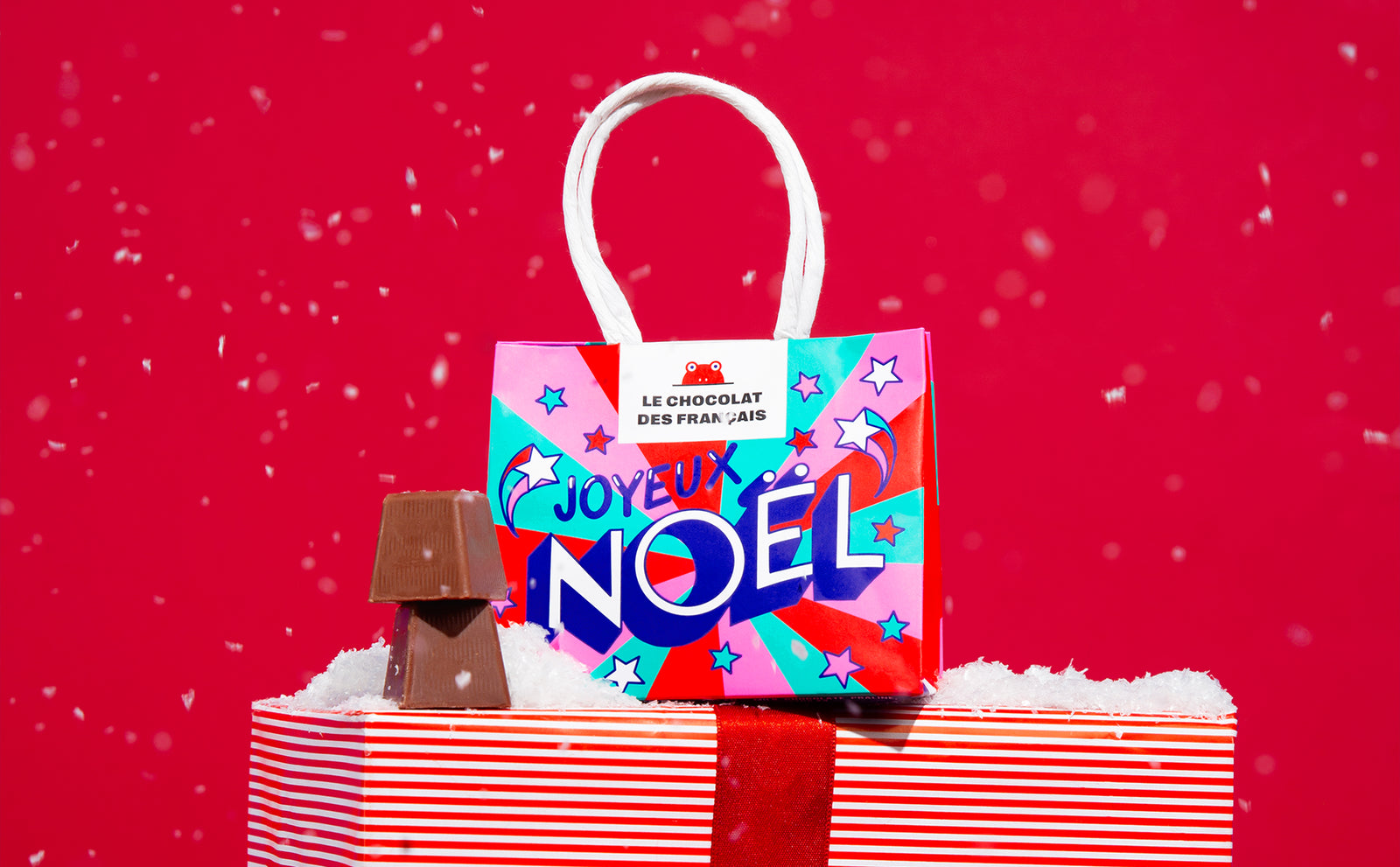 Mini sac de pralinés de Noël