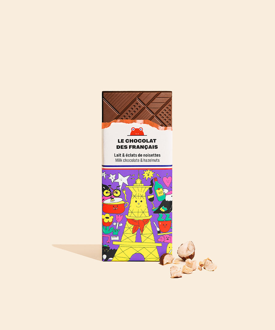 Mini tablette lait & éclats de noisettes
