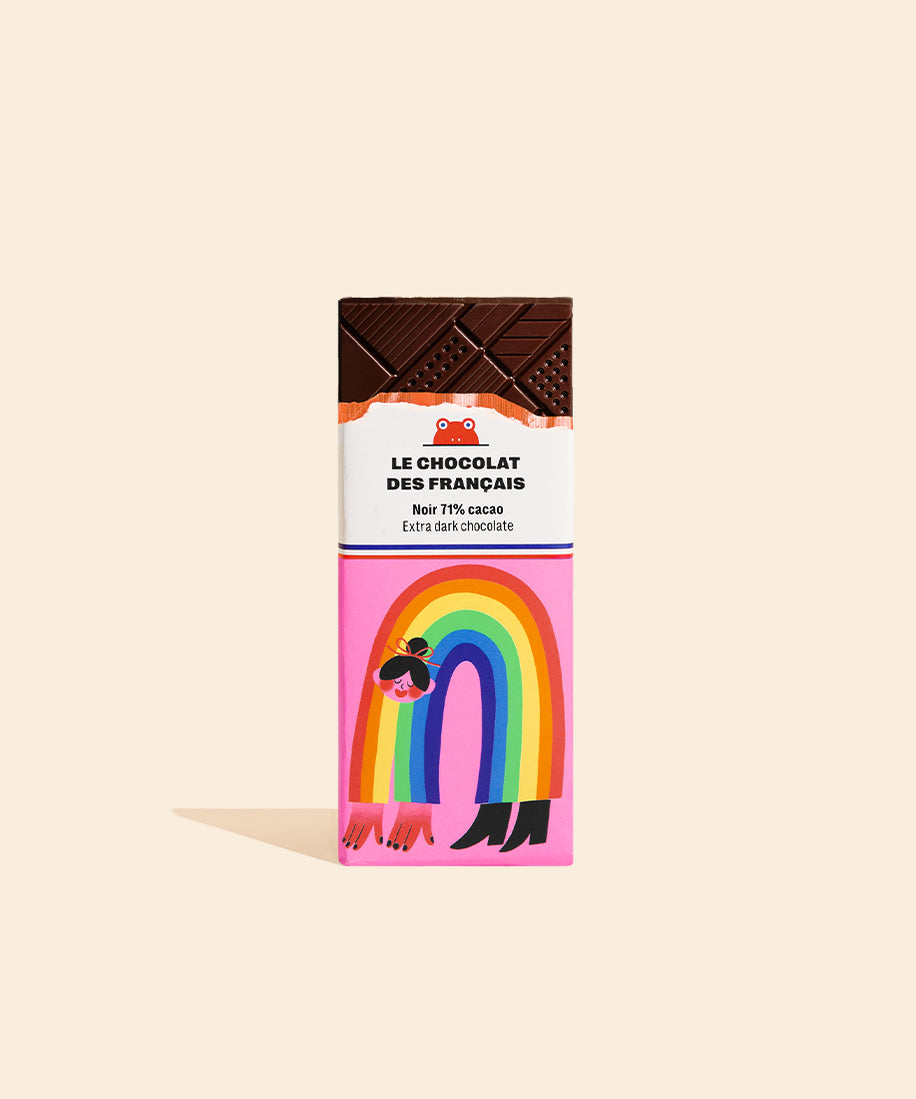 Mini tablette noir 71% de cacao