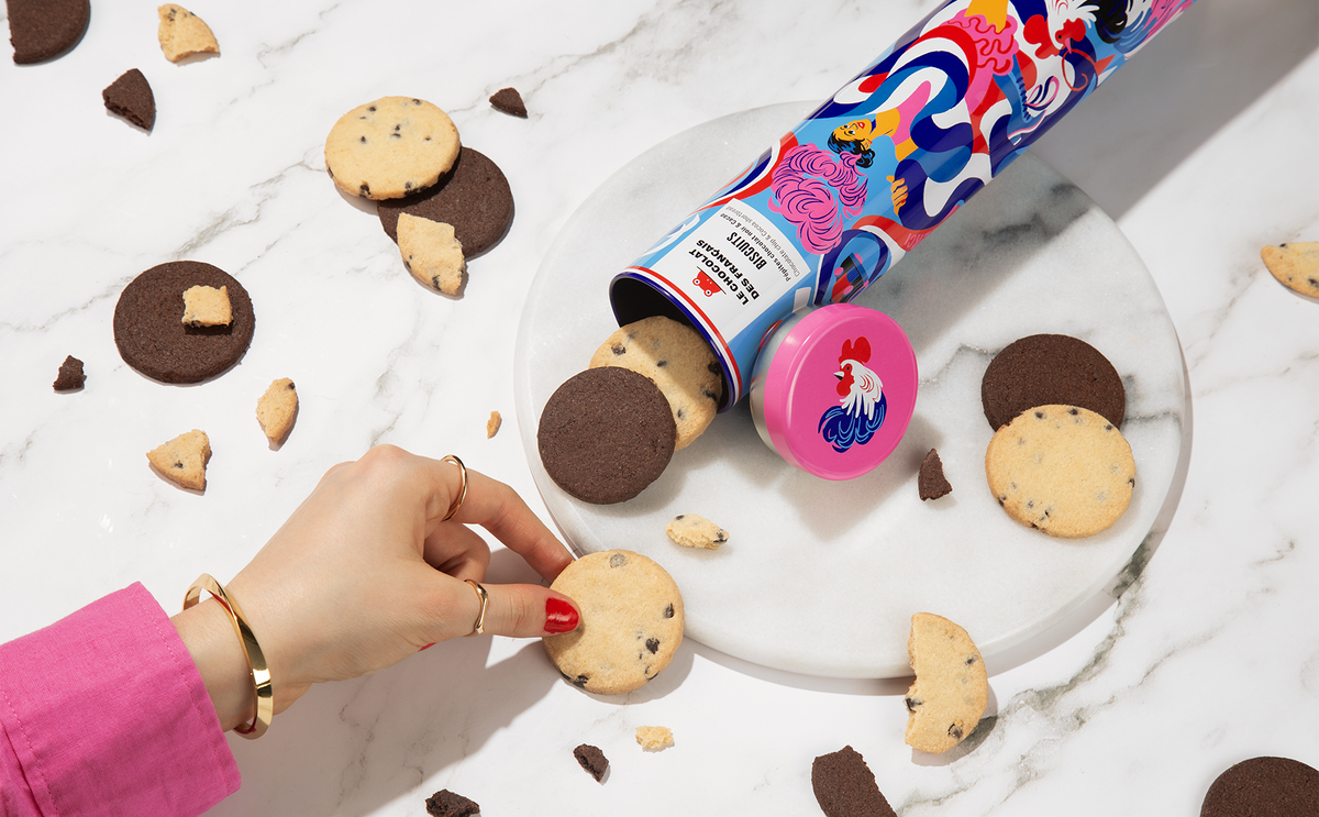 Coffret biscuits cacao & pépites chocolat - lifestyle