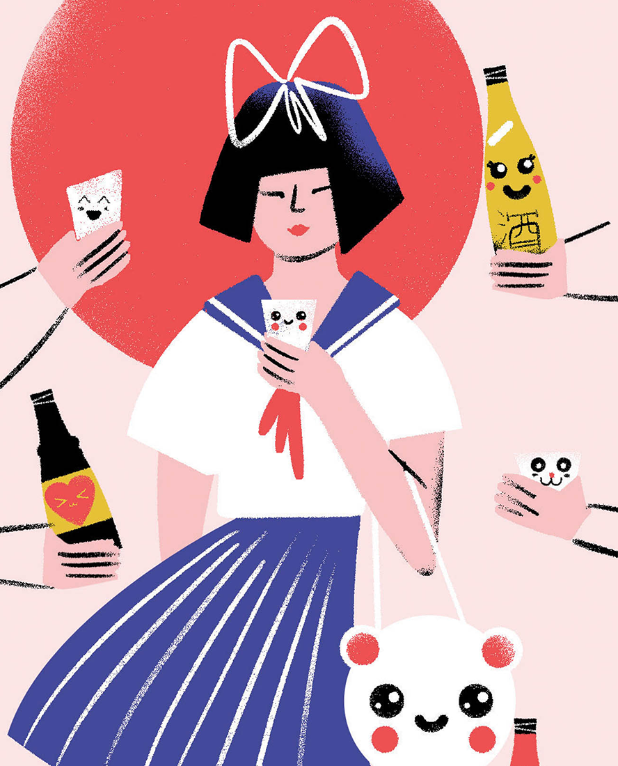 Charlotte Molas - illustration portrait 1
