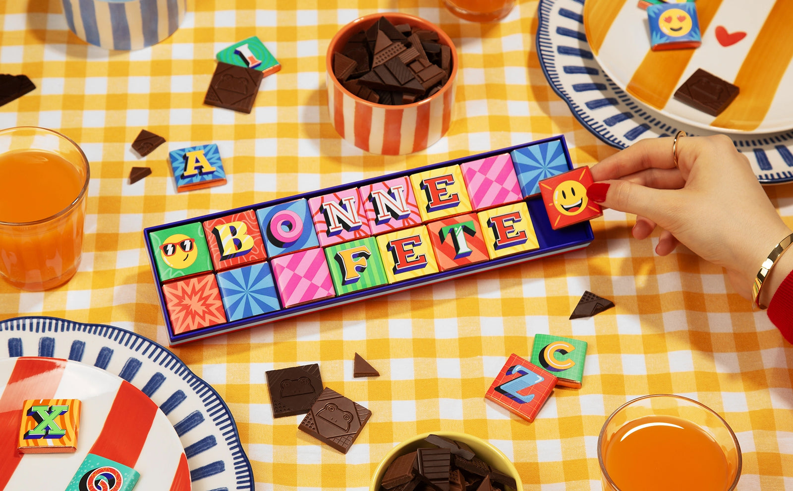 Coffret de chocolat personnalisé - Bonne fête