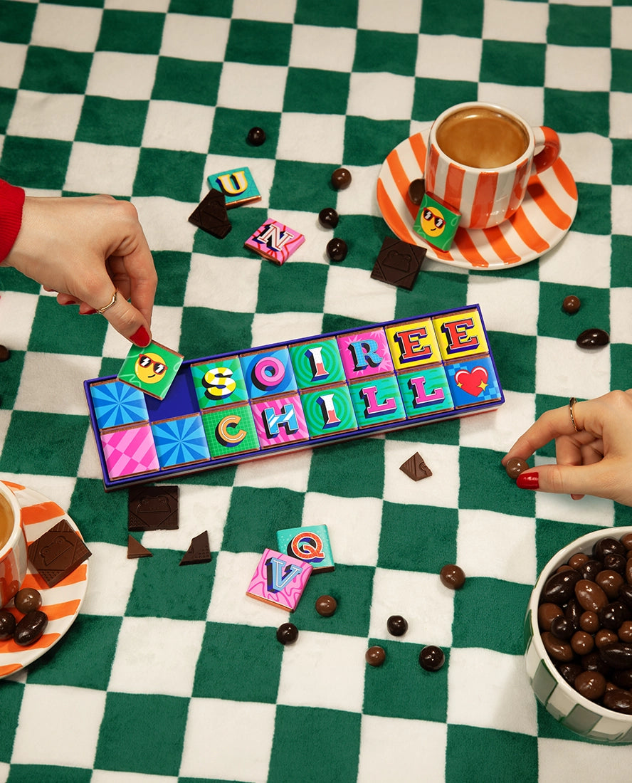 Coffret chocolat personnalisé - Soirée chill