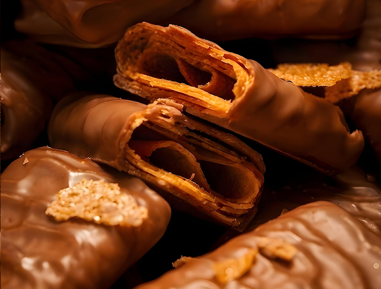 Crêpes dentelle chocolat - bannière mobile