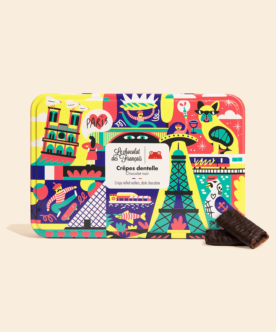 Crêpes dentelle chocolat noir - packshot