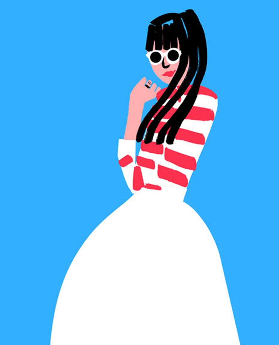Lucie Sheridan - illustration portrait 2