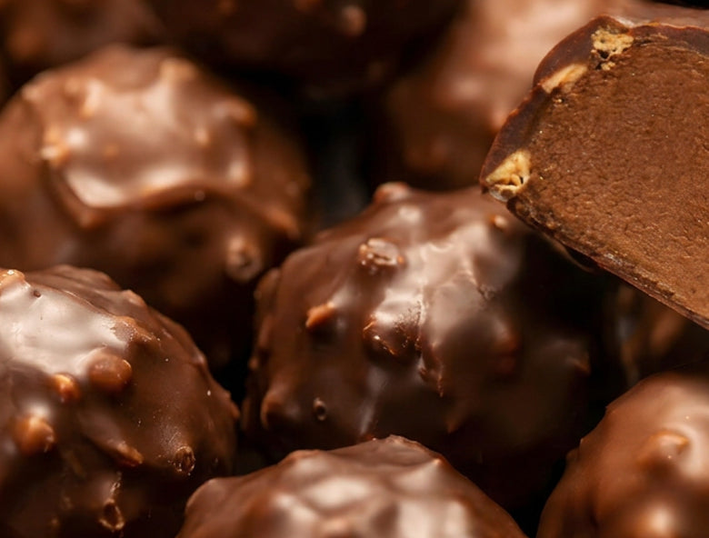 Rochers pralinés - bannière mobile