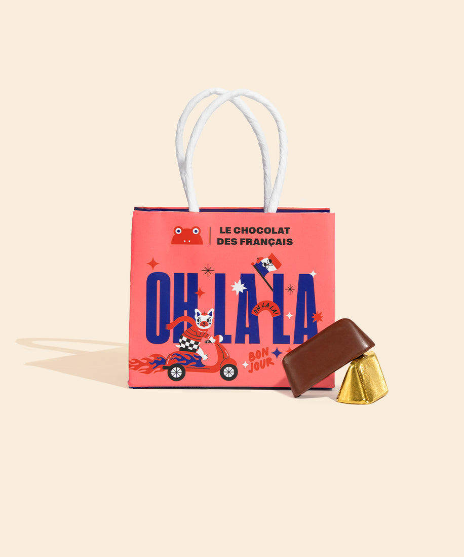Sac de 4 giandujas chocolat au lait - packshot