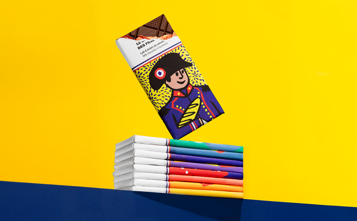 Tablette chocolat au lait noisettes Napoléon - lifestyle