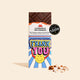 Chocolat noir, amandes, caramel & sel
