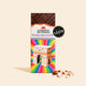 Chocolat noir, amandes, caramel & sel