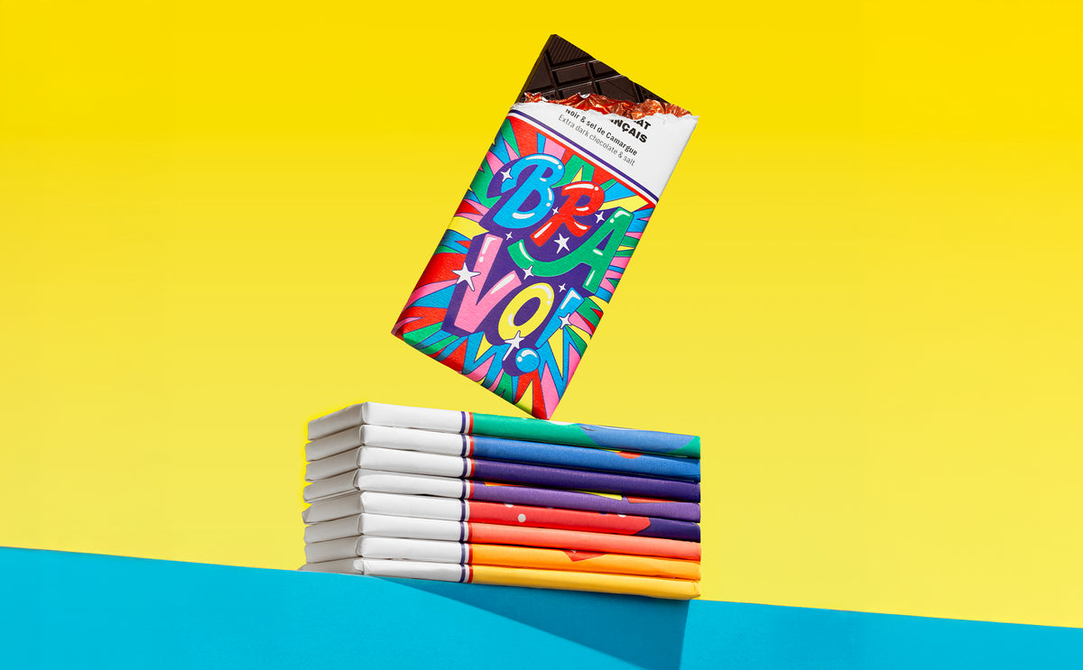 Tablette chocolat noir & sel de Camargue Bravo - lifestyle
