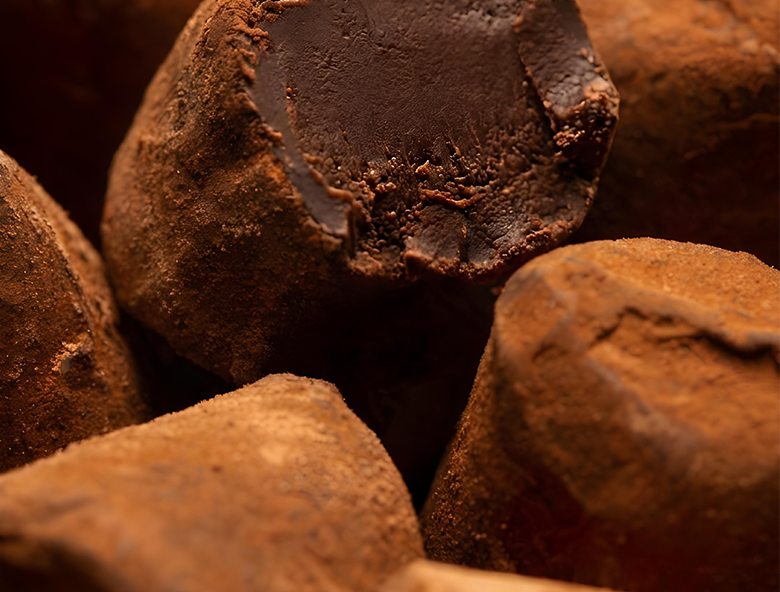 Truffes chocolat - bannière mobile